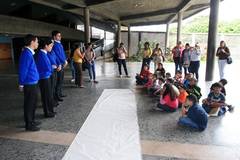 Niños disfrutaron de una visita guiada por los espacios de la UCV