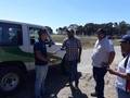 Ing. Agustín Aveledo, director de Formación Integral y Proyección Universitaria UCV Campus Maracay, organiza el trabajo de mantenimiento de los cortafuegos