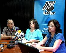 Profesores universitarios a través de FAPUV exigen reivindicaciones al Ejecutivo