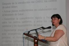 María Eugenia Landaeta, Jefa del servicio de Infectología del HUC