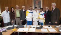 Consejo Universitario recibió a atletas ucevistas que participarán en JUVINES 2012